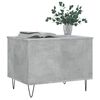 vidaXL Table basse Gris b&eacute;ton 60x44,5x45 cm Bois d'ing&eacute;nierie