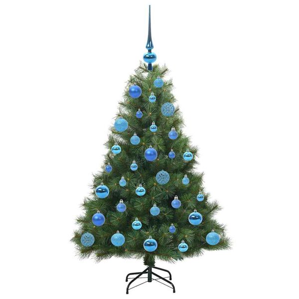 vidaXL Sapin de No&euml;l artificiel avec 150 LED Vert 120 cm PE et PVC