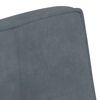 vidaXL Banc gris fonc&eacute; 110x74x84 cm velours