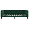 vidaXL Lit de repos sans matelas vert fonc&eacute; 90x200 cm velours