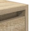 vidaXL Table de chevet murale chêne sonoma 38x34x40 cm