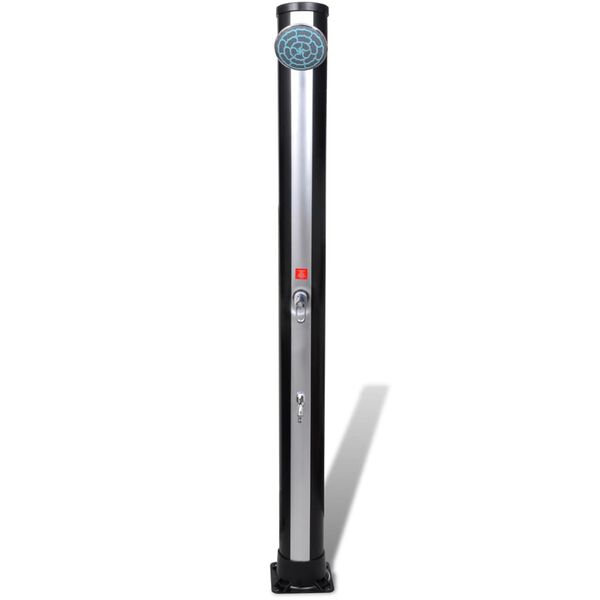 vidaXL Douche solaire d'extérieur avec pomme de douche et robinet 35 L