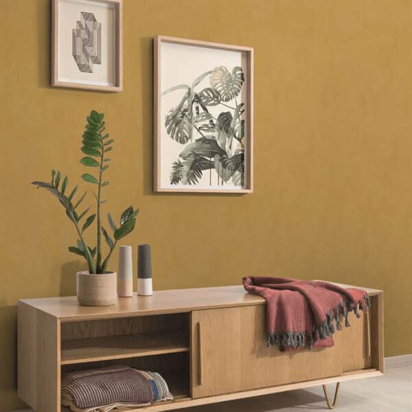 DUTCH WALLCOVERINGS Papier peint Chalk Marine Jaune ocre
