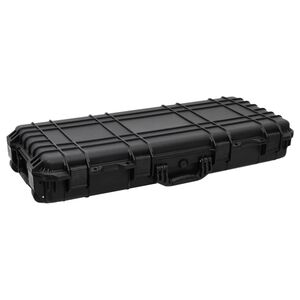 vidaXL Valise de vol &agrave; roulettes Noir 96x42x16 cm PP