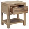 vidaXL Tables de chevet avec tiroirs 2 pcs 40x30x48 cm Acacia solide