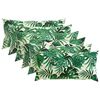 vidaXL Housse de coussin 6 pcs HEERLEN Motif feuilles 40 x 80 cm