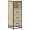 vidaXL Armoire de salle de bain ch&ecirc;ne sonoma 35x37,5x100 cm