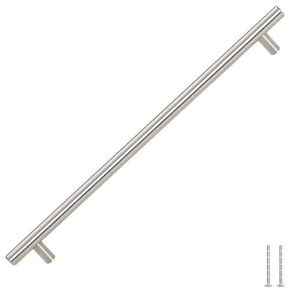 vidaXL Poign&eacute;es d'armoire 5 pcs argent&eacute; 320 mm acier inoxydable