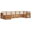 vidaXL Ensembles de canap&eacute;s 7 pcs Naturel Bois d'Acacia Massif