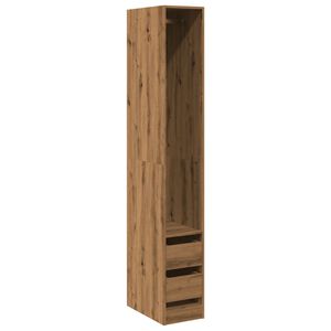 vidaXL Garde-robe ch&ecirc;ne artisanal 30x50x200 cm bois d'ing&eacute;nierie