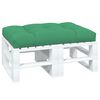 vidaXL Coussin de palette vert 120x80x12 cm tissu