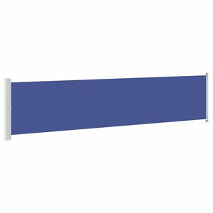 vidaXL Auvent lat&eacute;ral r&eacute;tractable de patio 140x600 cm bleu