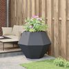 vidaXL Jardini&egrave;re Anthracite 100 x 100 x 80 cm Acier