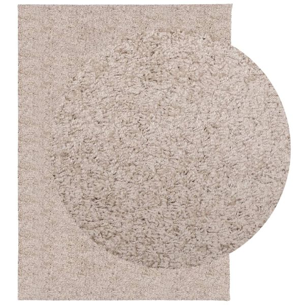 vidaXL Tapis shaggy PAMPLONA poils longs moderne beige 240x340 cm