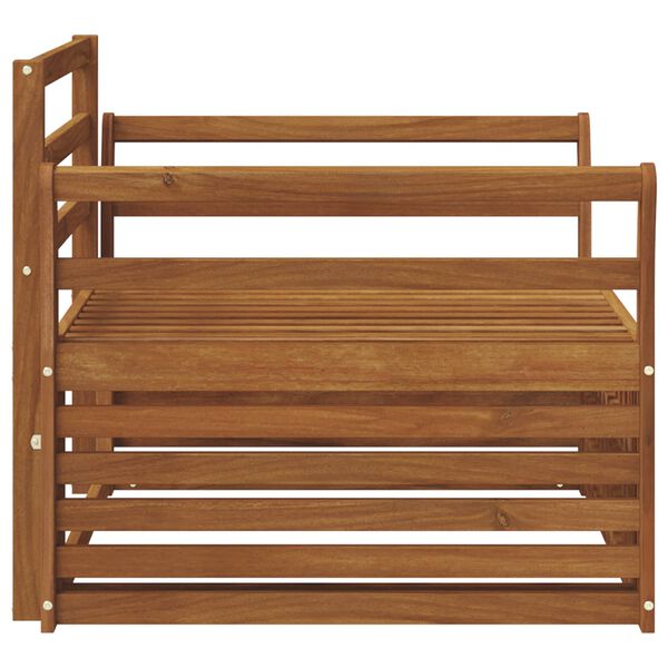 vidaXL 2 Pi&egrave;ce Canap&eacute; avec Accoudoirs Naturel