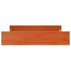 vidaXL Tiroirs de lit 2 pcs cire marron bois de pin massif