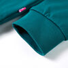 Sweatshirt pour enfants vert fonc&eacute; 140
