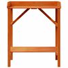 vidaXL Table de rempotage Marron 75 x 40 x 90 cm Bois de pin massif