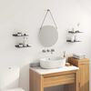 vidaXL &Eacute;tag&egrave;re flottante 4 pcs Anthracite 30 x 18 x 2,5 cm Acier