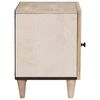 vidaXL Cabinet de chevet 2 pcs Beige 40 x 33 x 46 cm