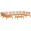 vidaXL Salon palette de jardin 6 pcs bois d'acacia massif
