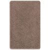 vidaXL Tapis de bain antidérapant Marron 50 x 80 cm PP