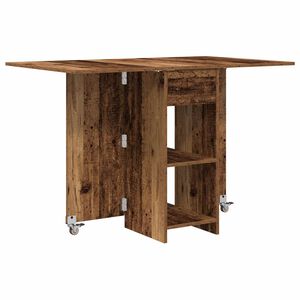 vidaXL Table &agrave; d&icirc;ner 115 x 70 x 75 cm Bois d'ing&eacute;nierie Bois ancien