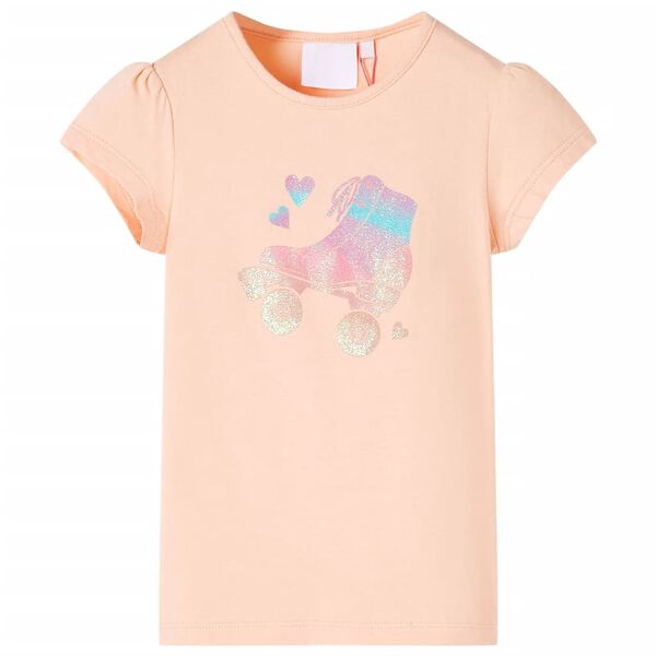 T-shirt pour enfants orange clair 140