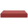 vidaXL Coussin de canap&eacute; d'ext&eacute;rieur Bordeaux 60 x 60 x 8 cm Polyester