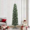 vidaXL Sapin de No&euml;l artificiel Vert 240 cm PVC et acier et plastique