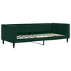 vidaXL Lit de jour avec matelas vert fonc&eacute; 90x200 cm velours