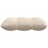 vidaXL Coussins de siège 4 pcs Beige 40 x 40 cm Tissu en microfibre