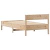 vidaXL Cadre de lit sans matelas 75x190 cm bois de pin massif