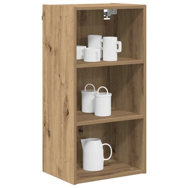 vidaXL Armoire suspendue Ch&ecirc;ne artisanal 40 x 29,5 x 80 cm