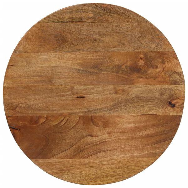 vidaXL Dessus de table &Oslash; 60x2,5 cm rond bois de manguier massif