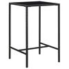 vidaXL Ensemble de bar de jardin 5 pcs Résine tressée Noir