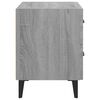 vidaXL Table de chevet Sonoma gris 40x35x47,5 cm