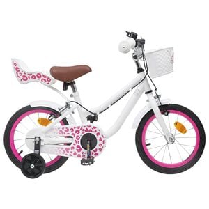 vidaXL V&eacute;lo pour Enfants 12 Pouces pour les enfants de 2 &agrave; 4 ans Blanc