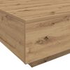 vidaXL Table basse Ch&ecirc;ne artisanal 55 x 55 x 31 cm Bois d'ing&eacute;nierie