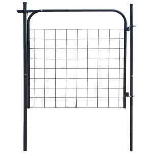 vidaXL Portail de jardin 100x100 cm Anthracite