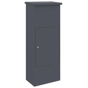 vidaXL Bo&icirc;te de d&eacute;p&ocirc;t de colis Anthracite 44,5 x 29 x 110,5 cm Acier
