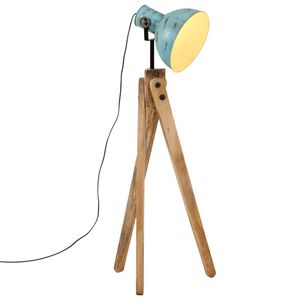 vidaXL Lampadaire 25 W bleu d&eacute;lav&eacute; 45x45x120 cm E27