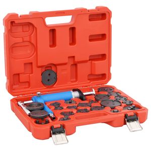 vidaXL Kit d'outils d'&eacute;trier de piston de frein pneumatique 23 pcs