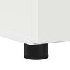 vidaXL Ensemble de mobilier de salle de bain avec tiroir 3 pcs Blanc