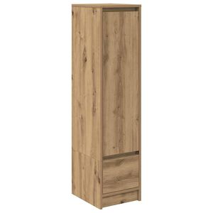 vidaXL Buffet haut ch&ecirc;ne artisanal 29,5x34x119,5 cm bois d'ing&eacute;nierie