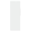 vidaXL Buffet haut blanc 40x42,5x124 cm bois d'ing&eacute;nierie