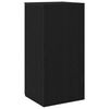 vidaXL Armoire de rangement Noir 50x45x103,5 cm Bois d'ing&eacute;nierie