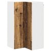 vidaXL Cabinet d'angle mural PORTO Bois ancien 57 x 57 x 100 cm