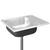 vidaXL &Eacute;vier de cuisine et &eacute;gouttoir argent&eacute; 600x500x155 mm inox