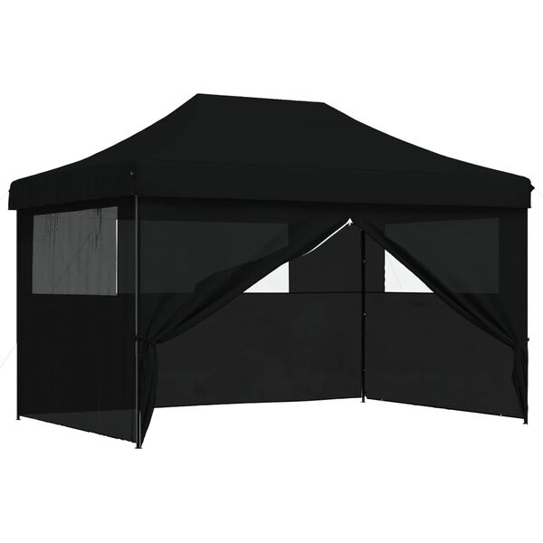 vidaXL Tente de f&ecirc;te Noir 279 x 410 x 315 cm Tissu Oxford